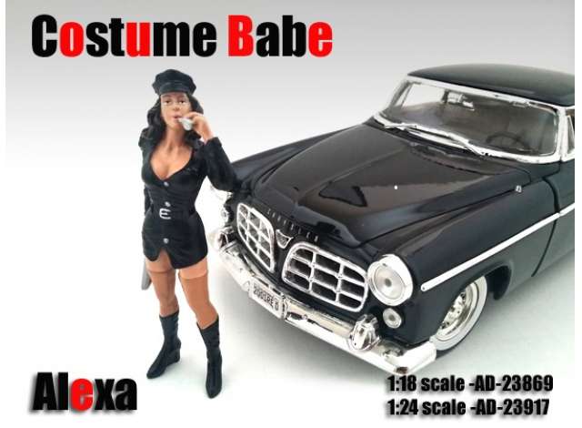 Costume Babe Alexa 1:18 Ohne Fahrzeug! Farben ähnlich!