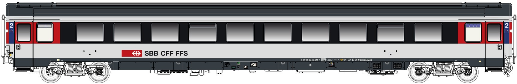 SBB Personenwagen UIC Z1 B Ep.V-VI