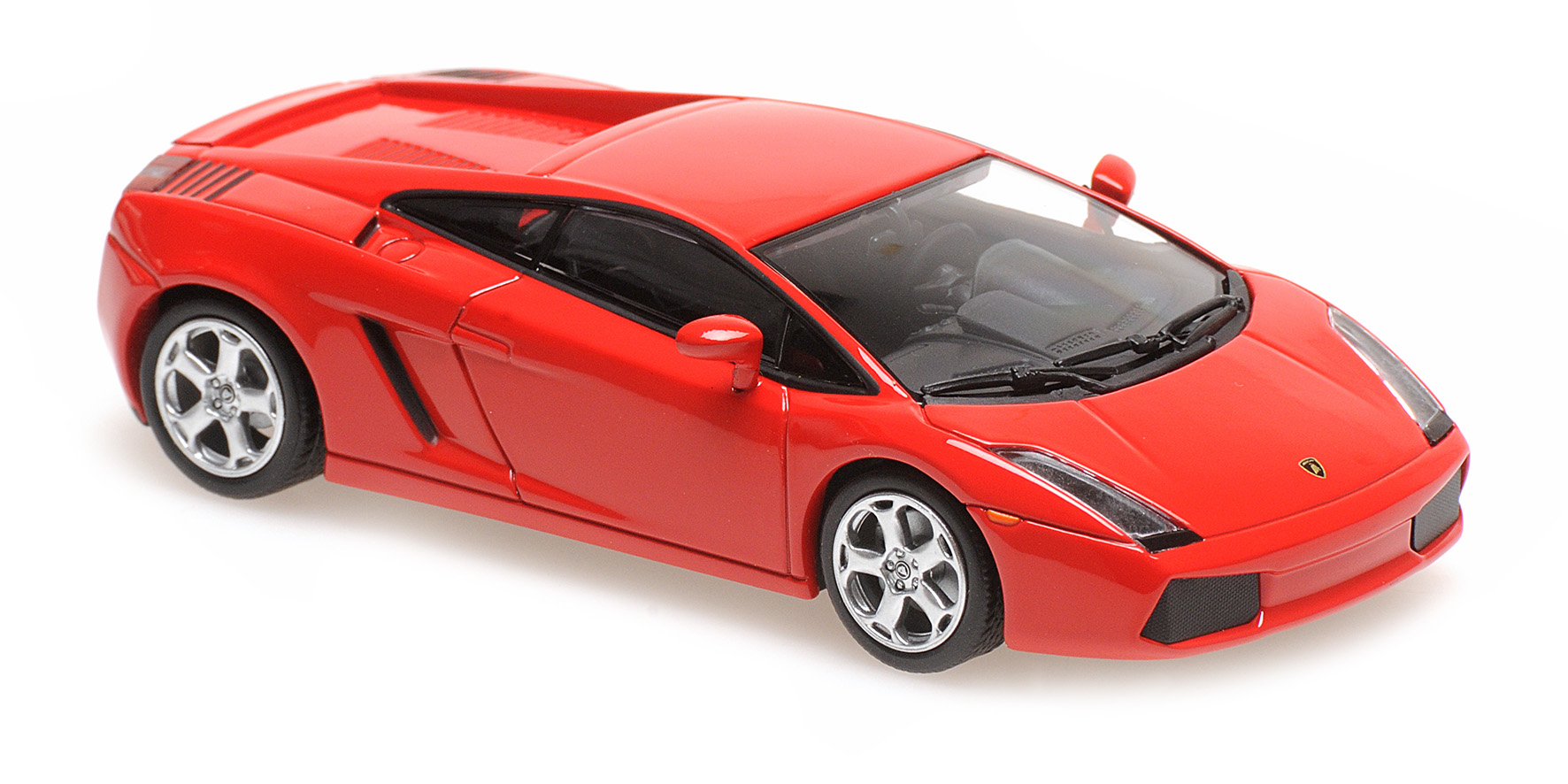 Lamborghini Gallardo`2004rot 1:43 Diecast Maxichamps MODELL IST ROT