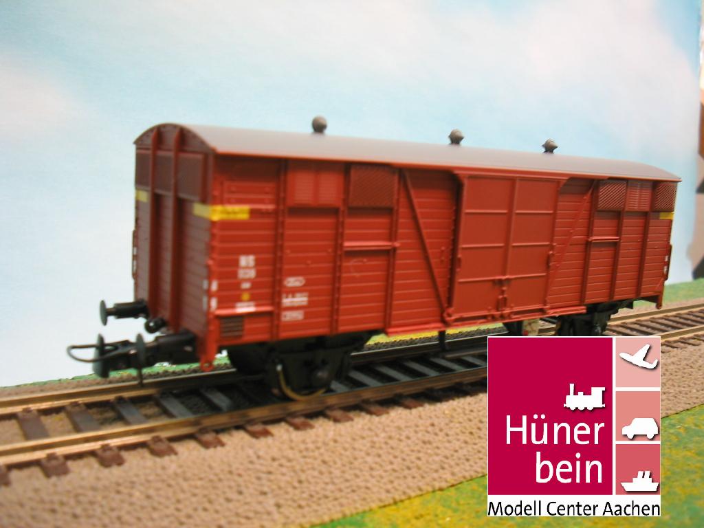 NS Güterwagen braunEckstreife Ep.III