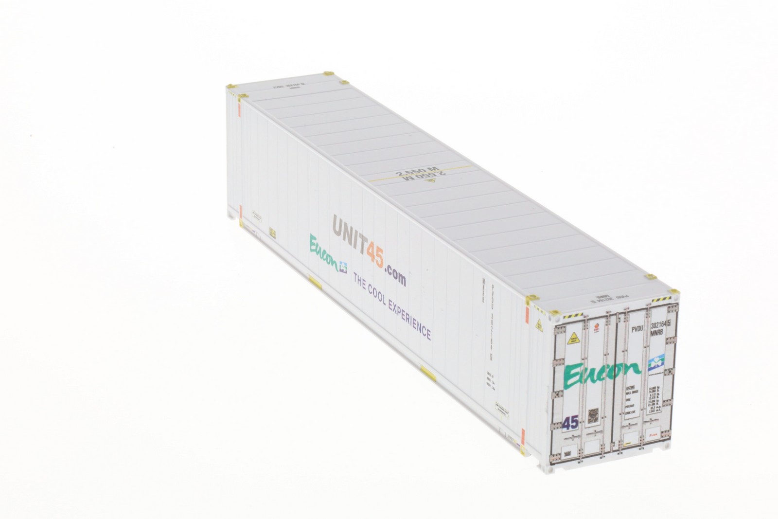 1:87 45´Container EUCON - THE COOL EXPERIENCE, Container WB-A / Ct45´ (Euro) Reefer (E), UNIT 45, # PVDU 302164