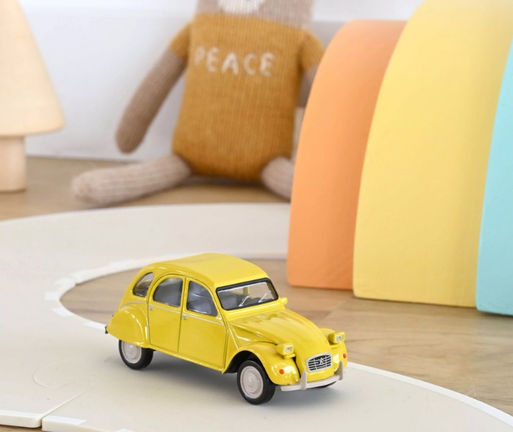 Citroen 2CV gelb 1:43 Jetcar Jetcar / Jet cars 1:43