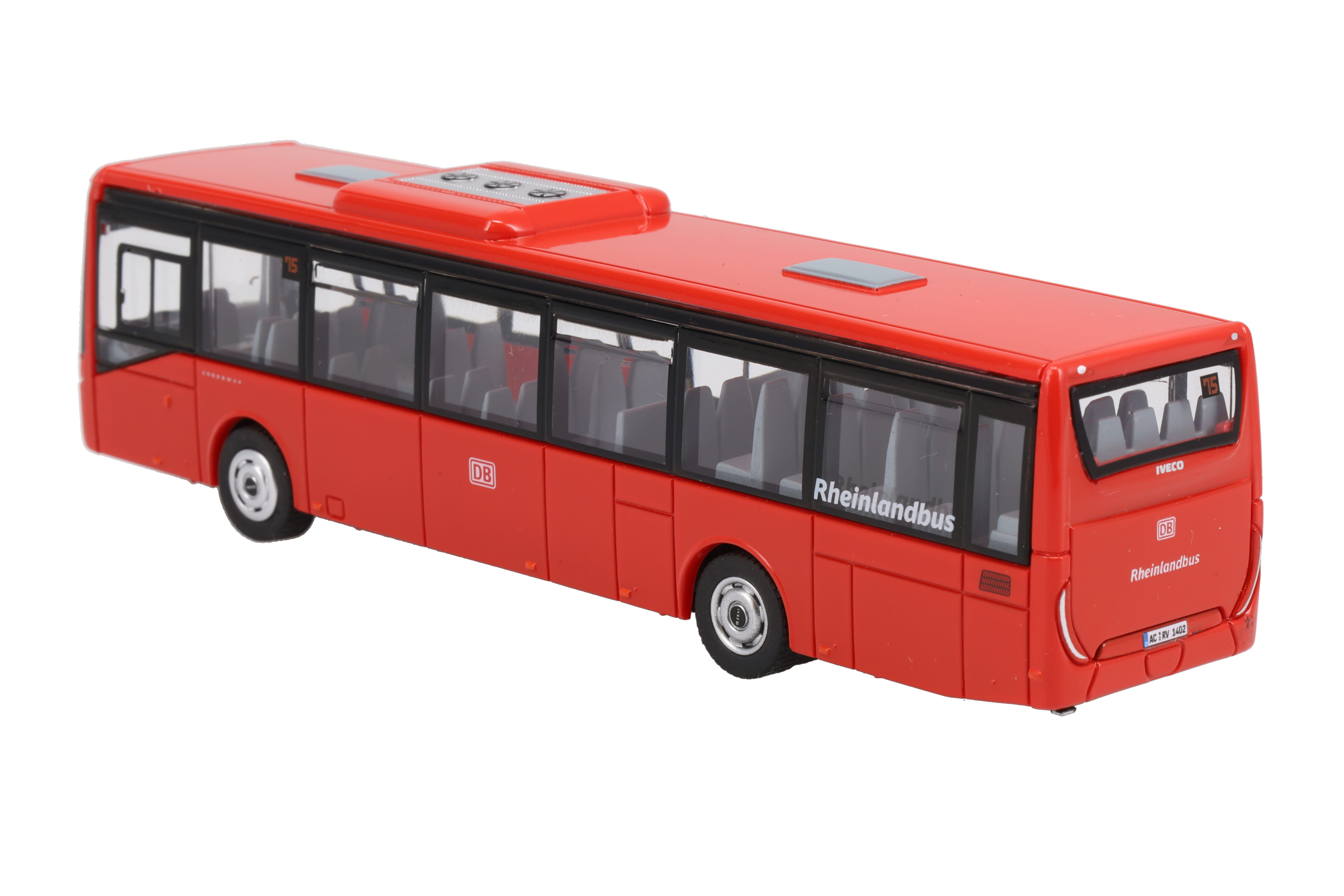 Iveco Bus Crossway Bus Rheinlandbus Fahrziel "Aachen Bushof" 1:87