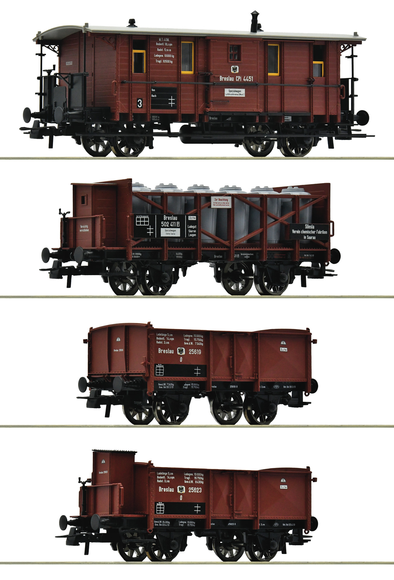 KPEV Güterwagenset 4tlg. Ep.I