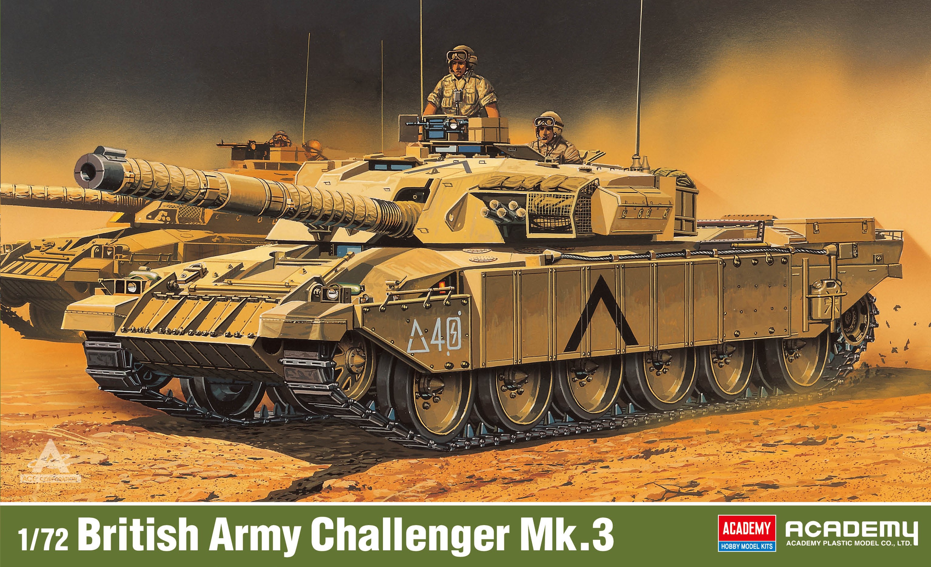 1:72 British Army Challanger Mk.3