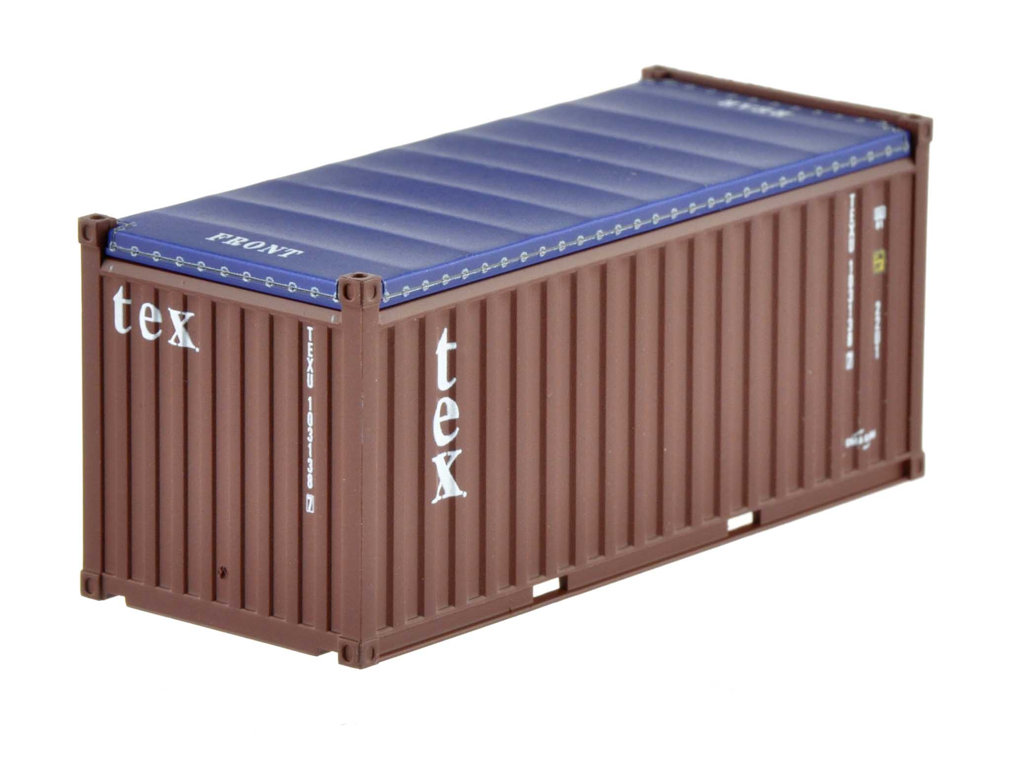 1:87 20´OT Container TEX (Textainer) mit Zusatzlogo "CMA CGM", Ct20´ Open-Top (2