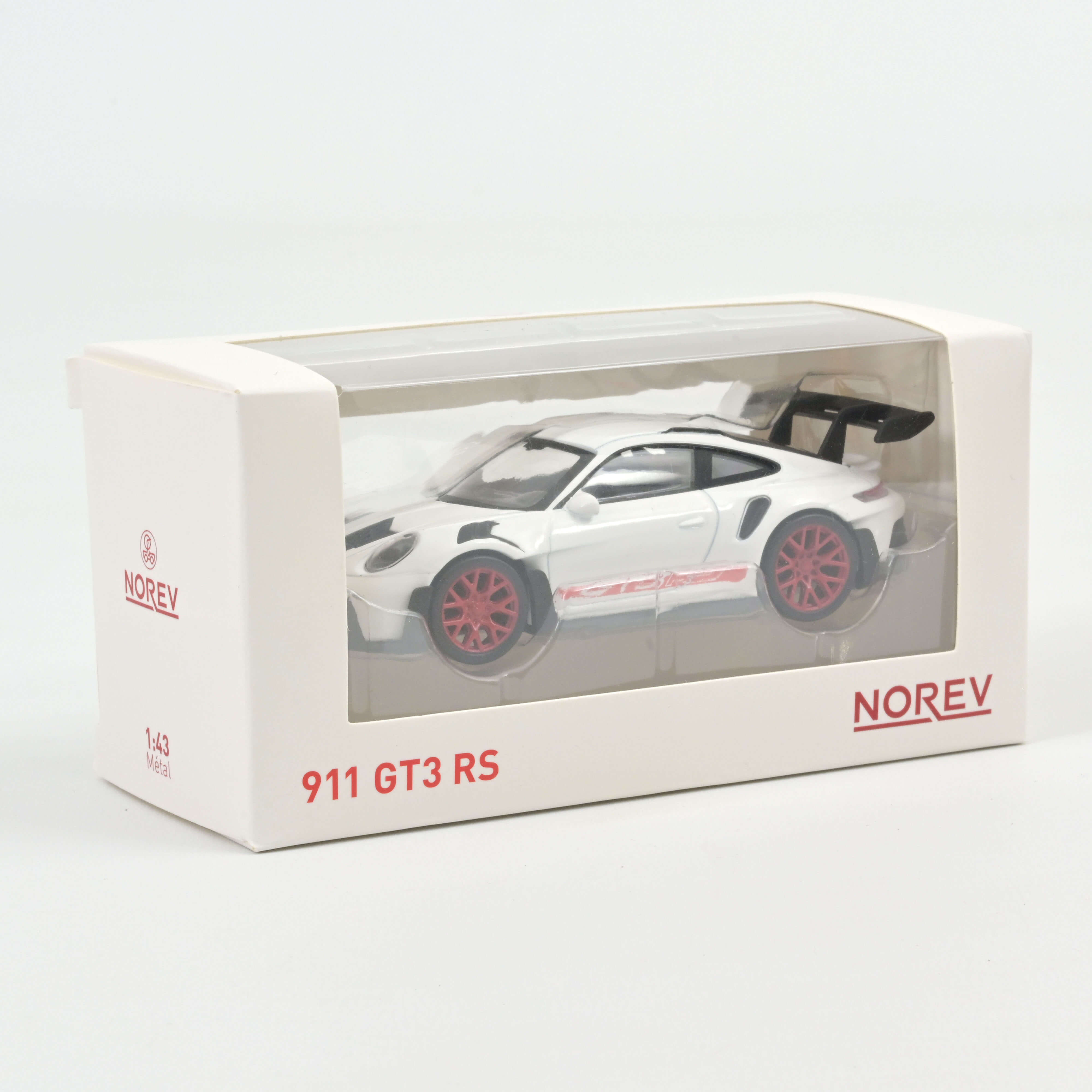 Porsche 911 GT3 RS´22 weiß Jetcar / Jet cars White with Red Stickers