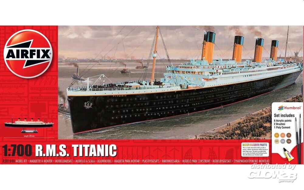 1:700 Titanic Geschenk Set 