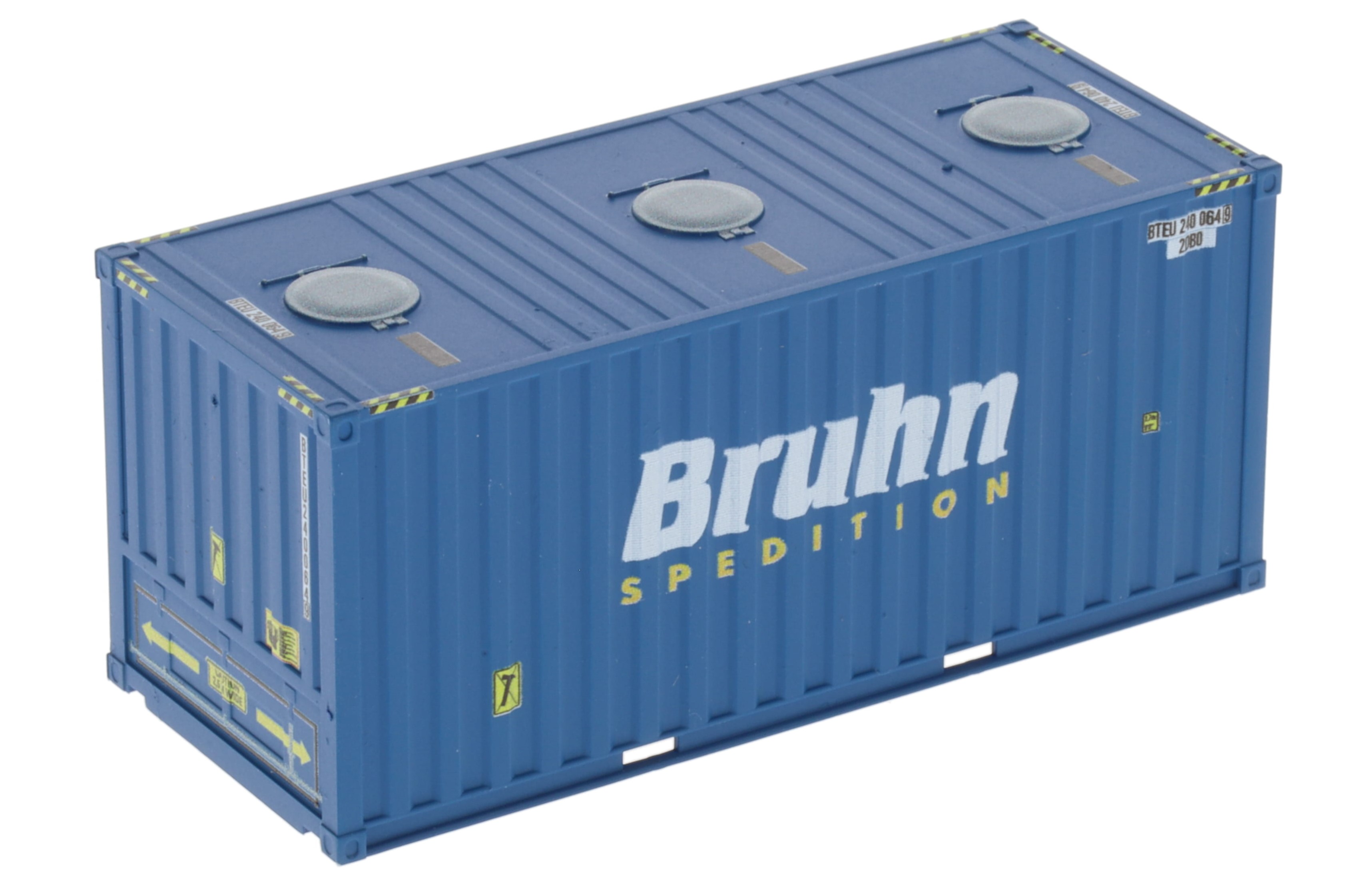 1:87 20´BulkContainer "BRUHN Spedition", Spundwand-Bulkcontainer, Letterbox, Behälternummer: BTEU 240064