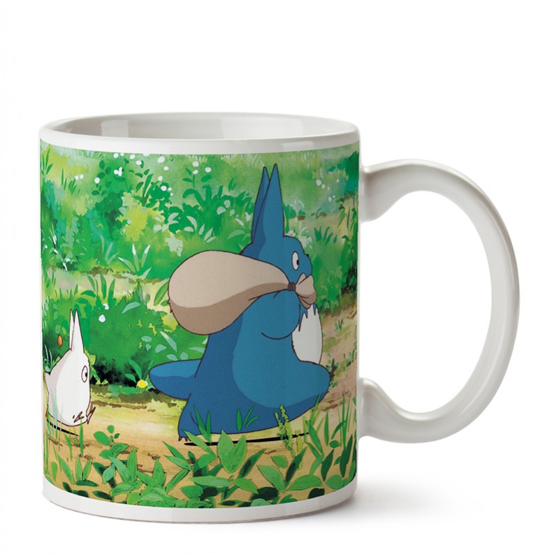 Tasse Totoro blau/weiß 