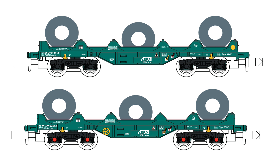 B Cargo Coiltransportwagen Ep.V-VI