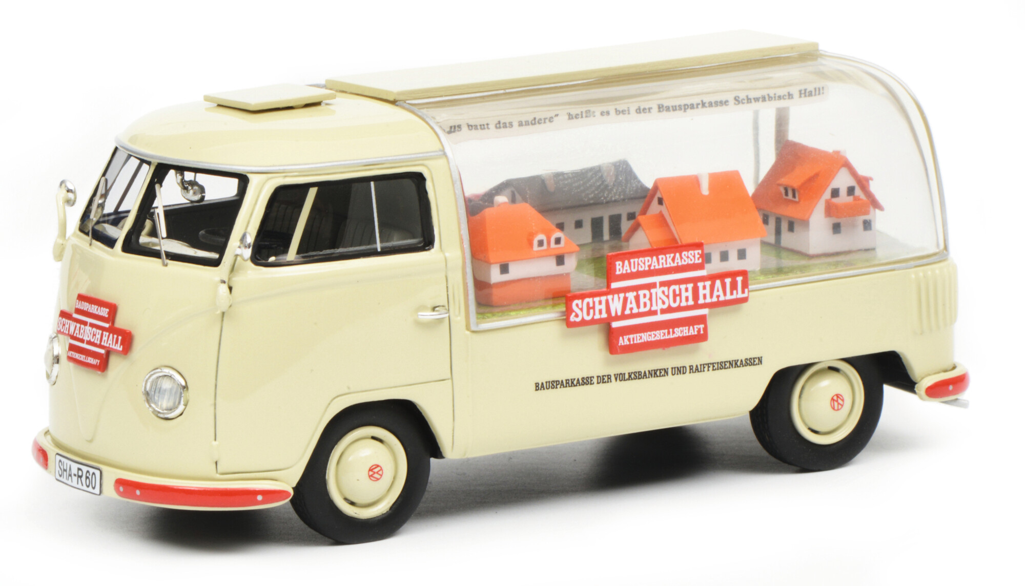 VW T1b Schwäb.Hall Werbefahr zeug PRO.R Resin 1:43