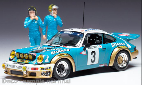 Porsche Carr.RS #3 MC`1978 Winner Rallye Monte Carlo Serie1 mit Figuren J.P.Nico