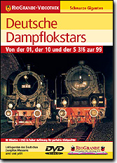 DVD Deutsche Dampflokstars von der 01, der 10 und der S3/6 zur 99