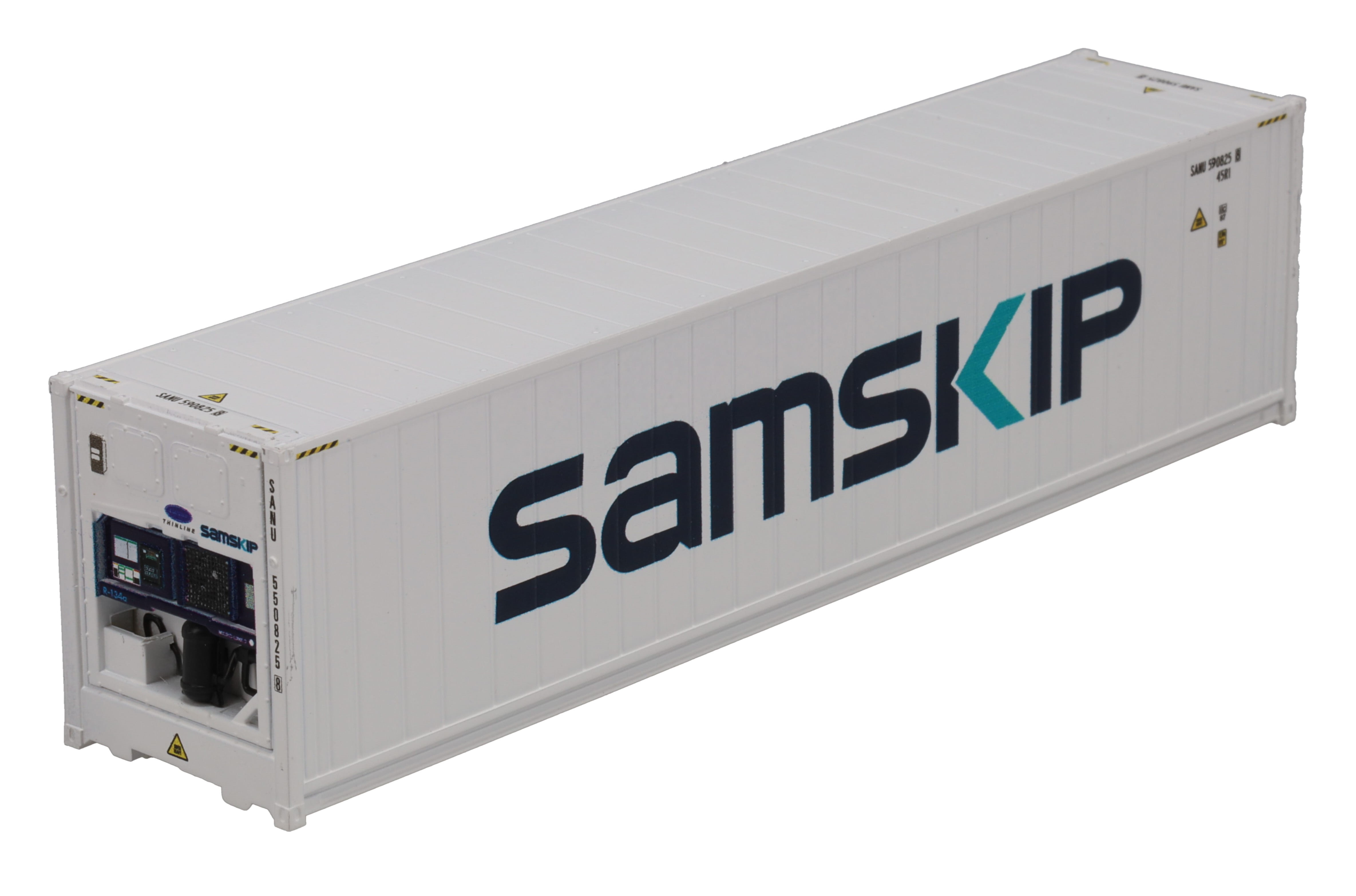 1:87 40´Reefer SAMSKIP neues Logo, Kühl-Container, ISO 45R1, # SANU 590825