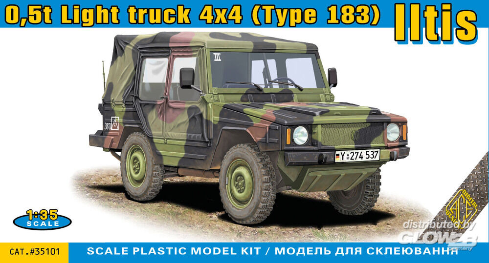 ACE Bundeswehr Iltis 0,5t Light truck 4x4 (type 183)