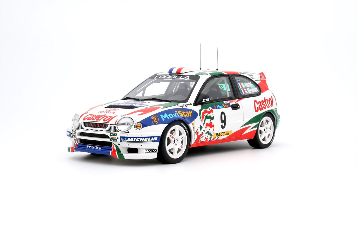 Toyota Corolla WRC #9 Cataluna 1998 1:18