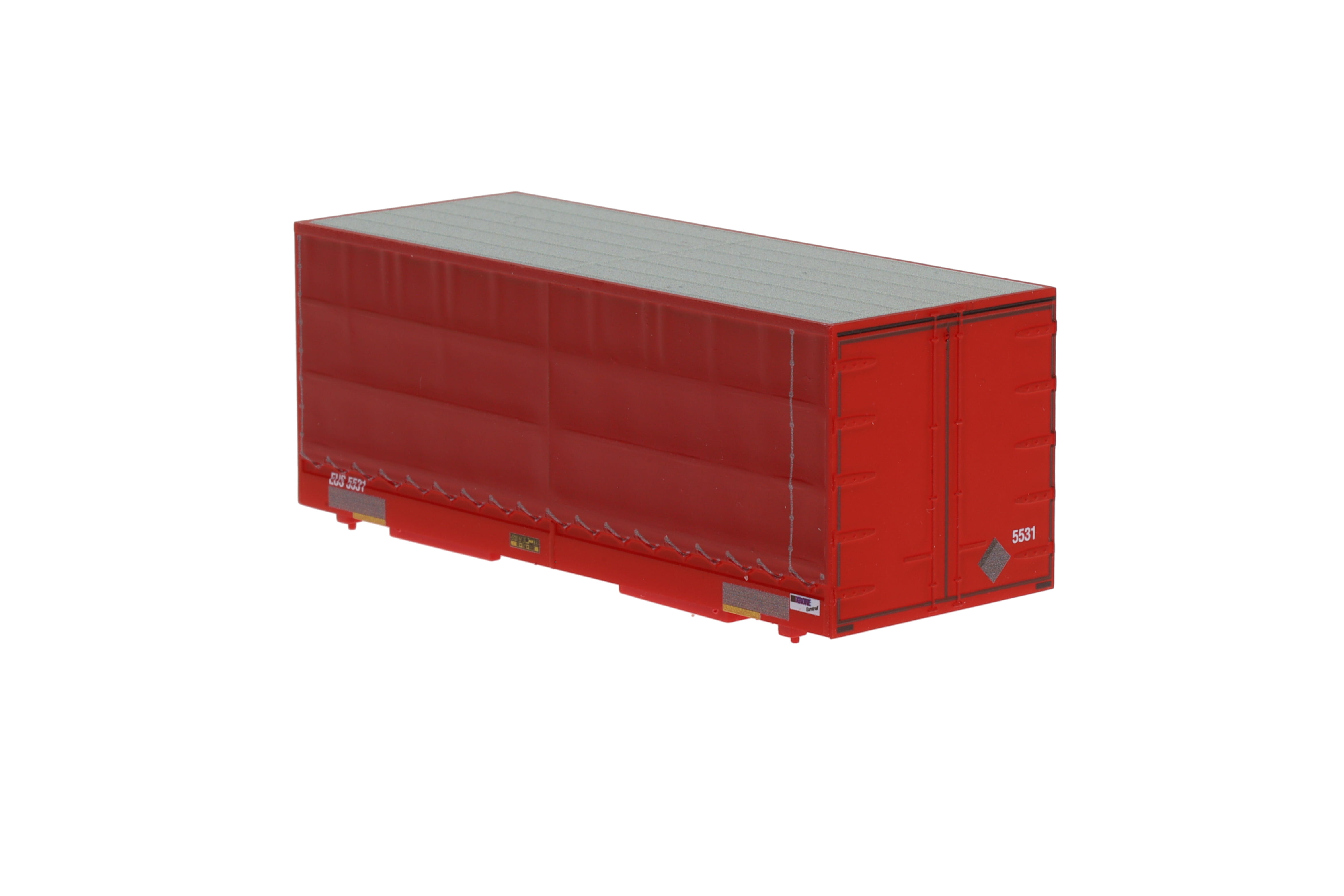 1:87 Container WB-C715 EURO- SHUTTLE, Wechselbehälter WB-C 715 PP Pritsche / Pla