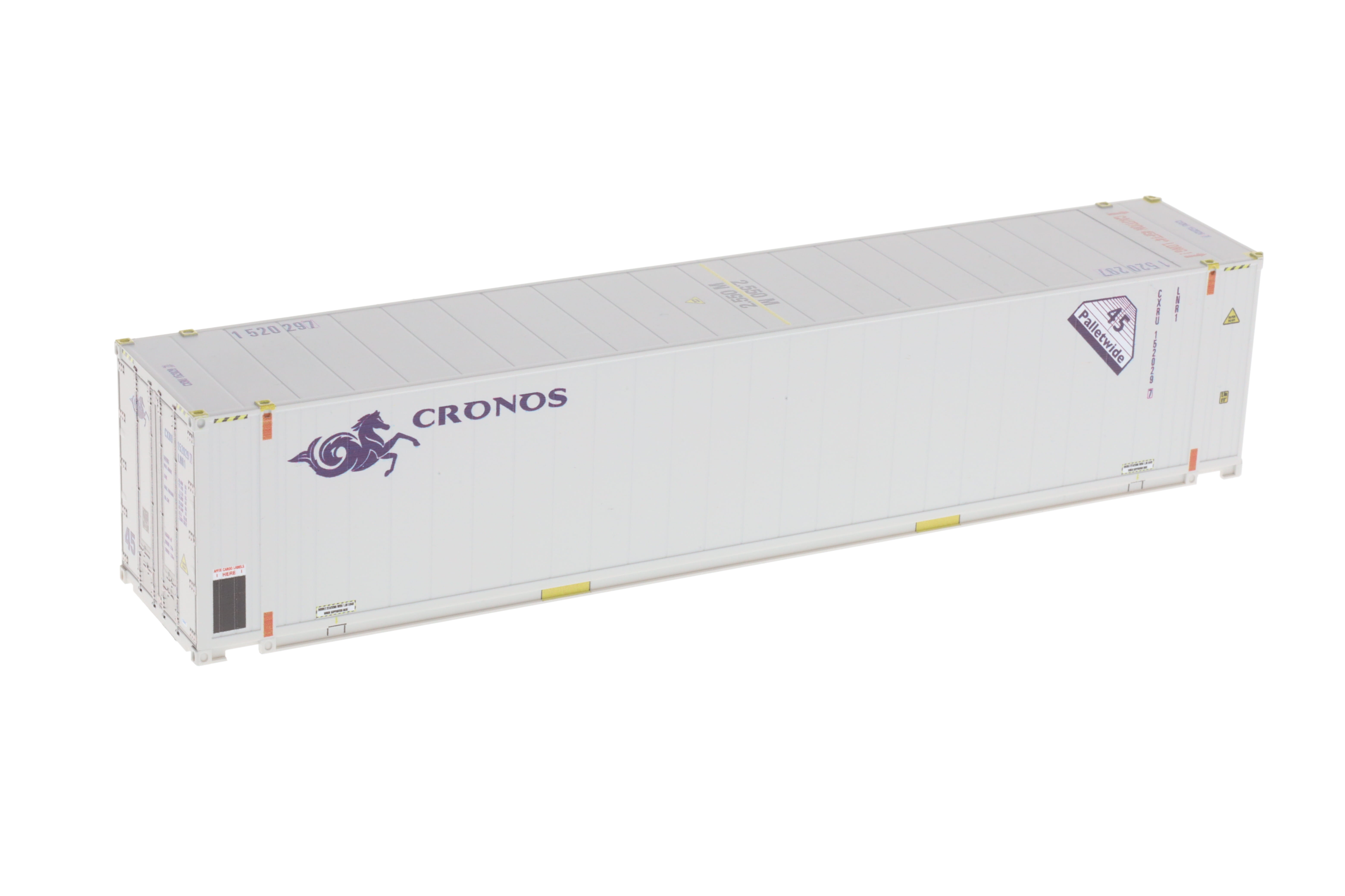 1:87 45´ Container CRONOS WB-A / Ct45´ (Euro) Reefer (E), beige-grau, # CXRU 152029