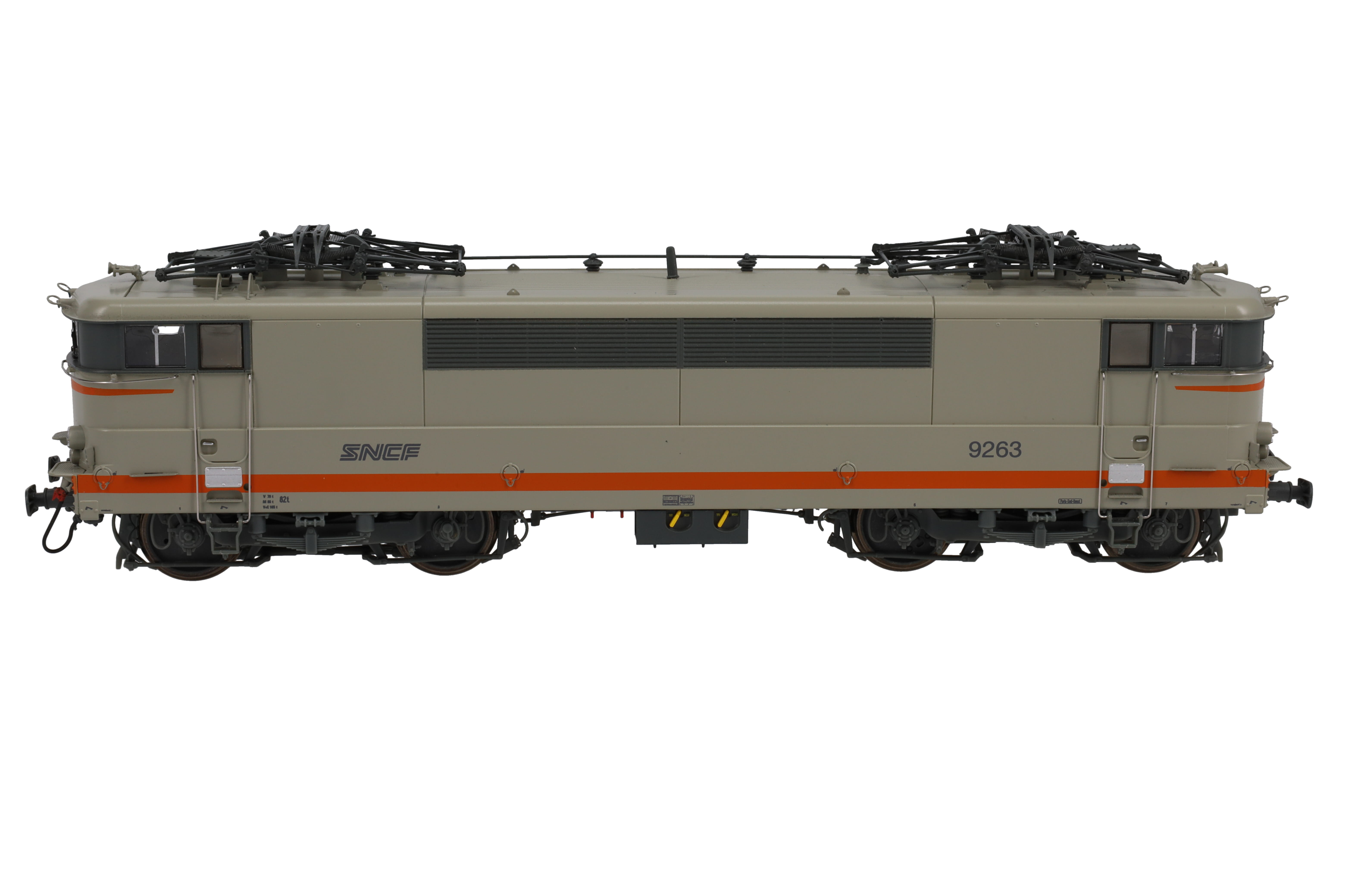 SNCF BB 9200 MTE Beton Ep.4-5 DCC digital mit SOUND, Betr-Nr: 9263, "Beton"-Farbgebung grau /orange, Nudellogo, Depot "Paris Sud-Ouest",