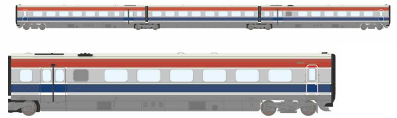 SJ Triebwagen "Gumminase" 3tlg. Ep.V DC