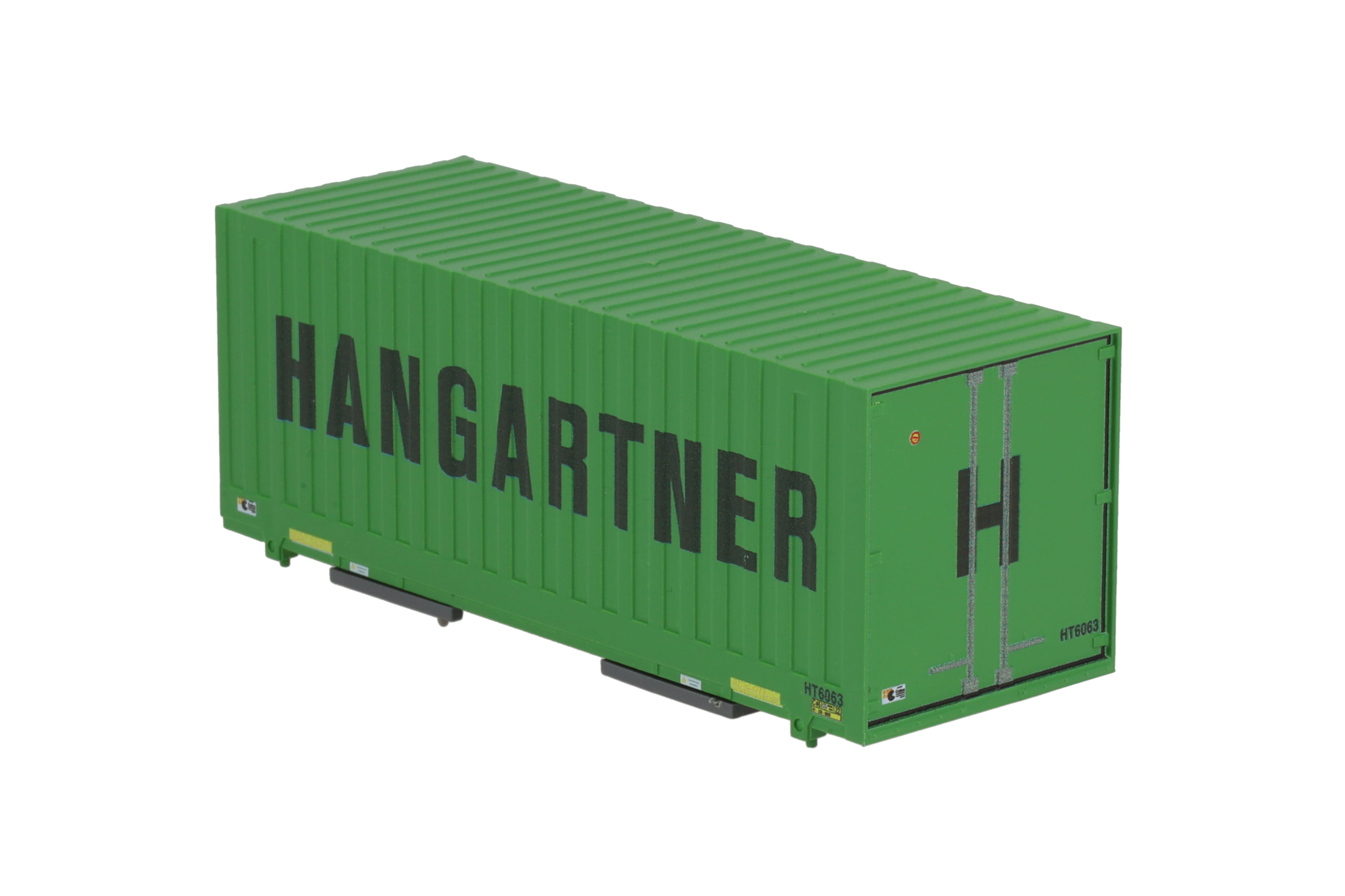 1:87 Container WB-C715 HANGAR Wechselbehälter WB-C 715 Cobra Spu-Wa Box, Aufschr