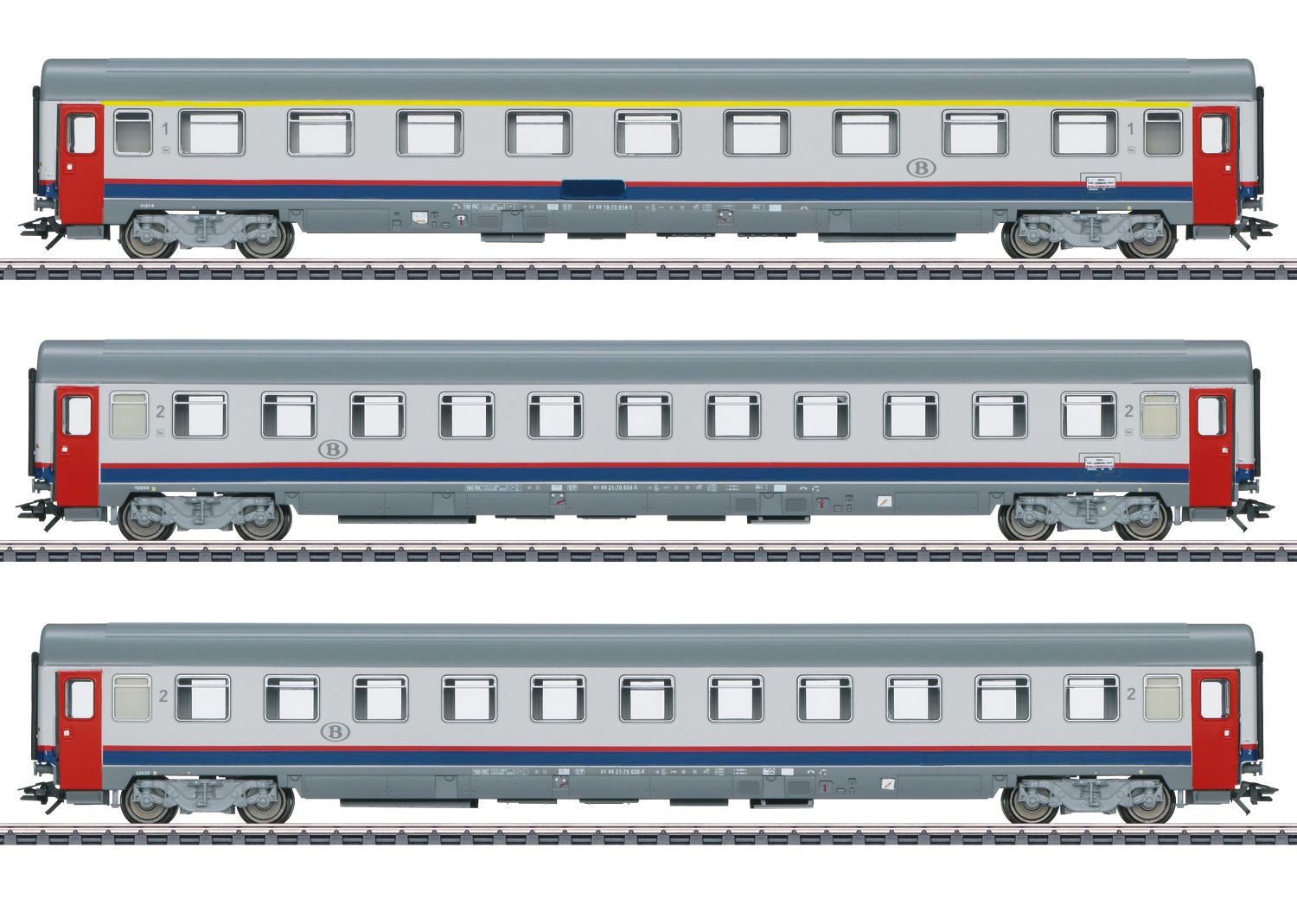 SNCB Personenwagenset 3tlg. "EC90 Vauban" Ep.V