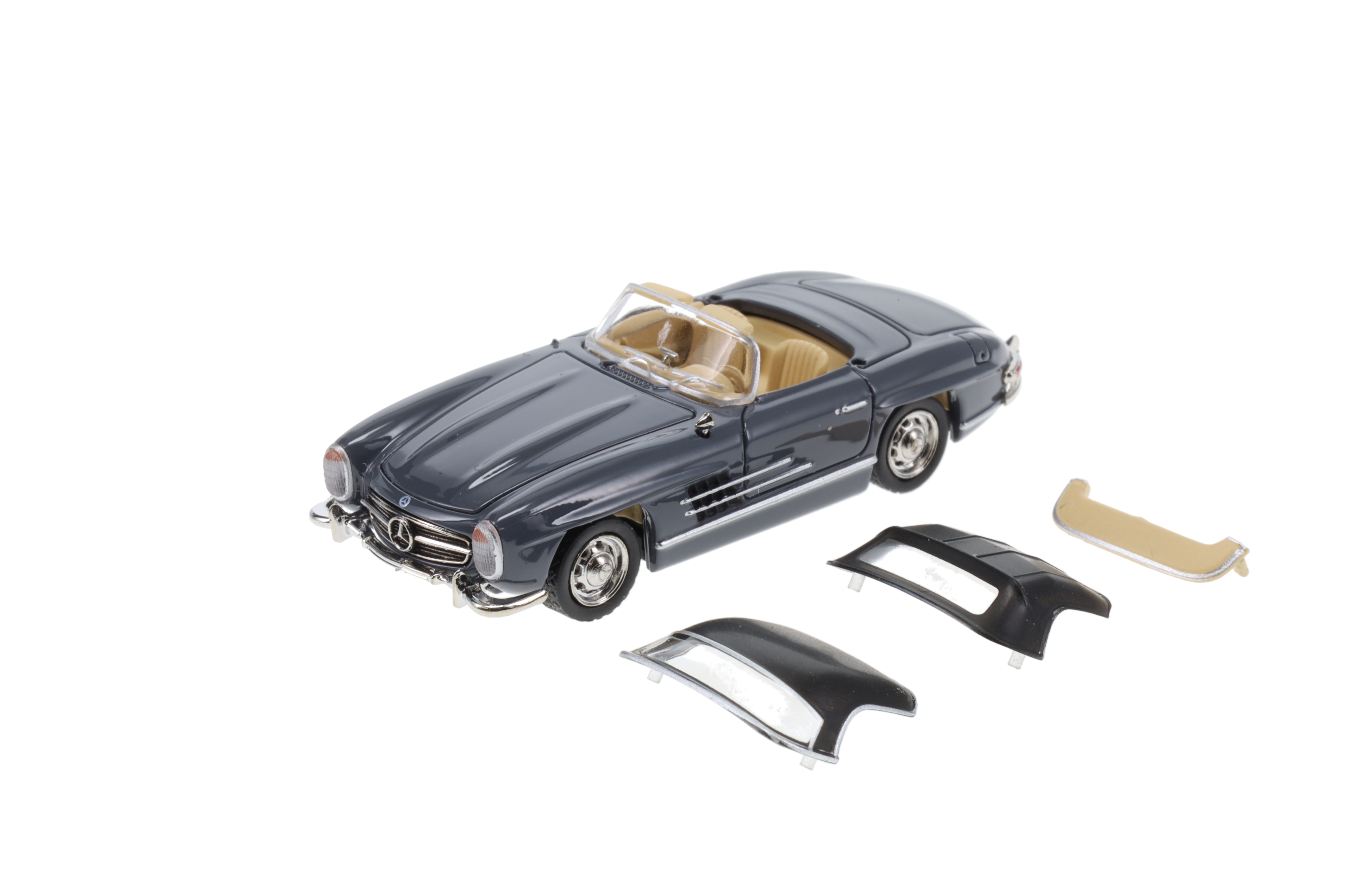 Mercedes 300SL Roadster grau beiges Interieur