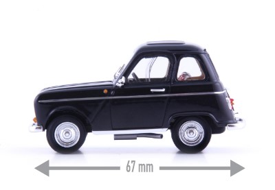 Renault 4 Bertin schwarz 1:43 Frankreich 1969