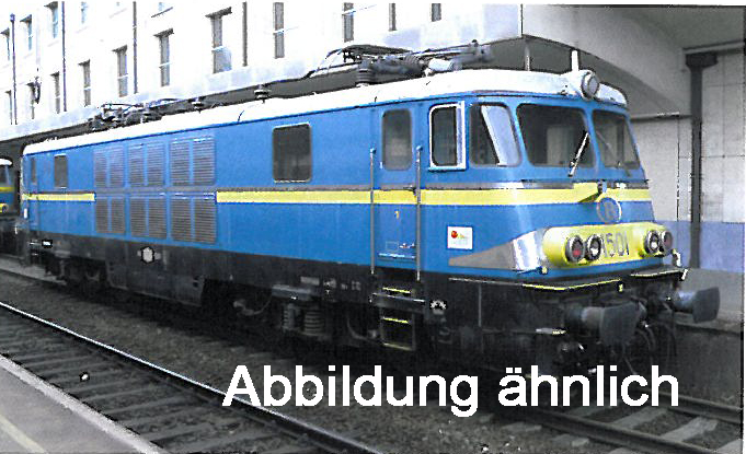 SNCB 150.003 IIIb AC Sound blau, schwarzes Dach, ohne B-Logo