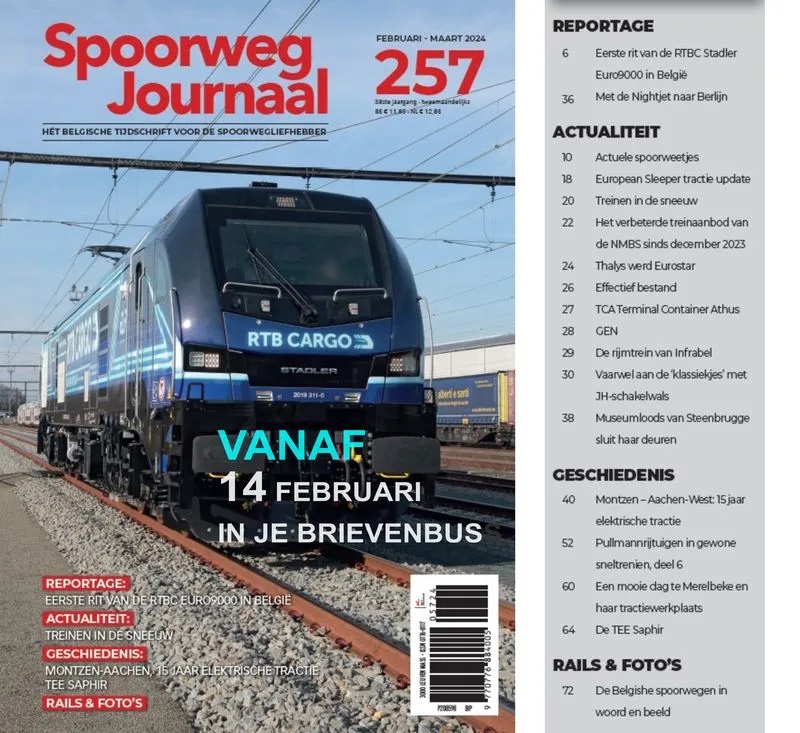 Spoorweg Journal 257 Het Belgisch Tijdschrift voor de spoorwegliefhebber - niede