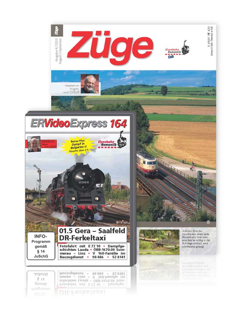 ER-Video Express 164 Eisenbahn Romantik Zeitschrift + DVD