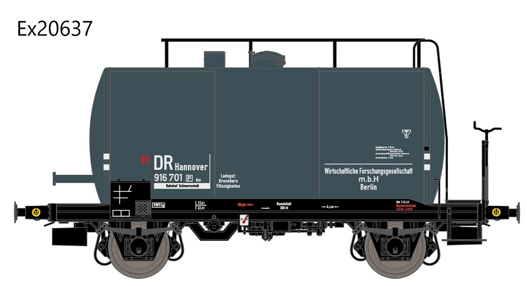 DRG Uerdinger Kesselwagen 30m³ Tarnlackierung Ep.II