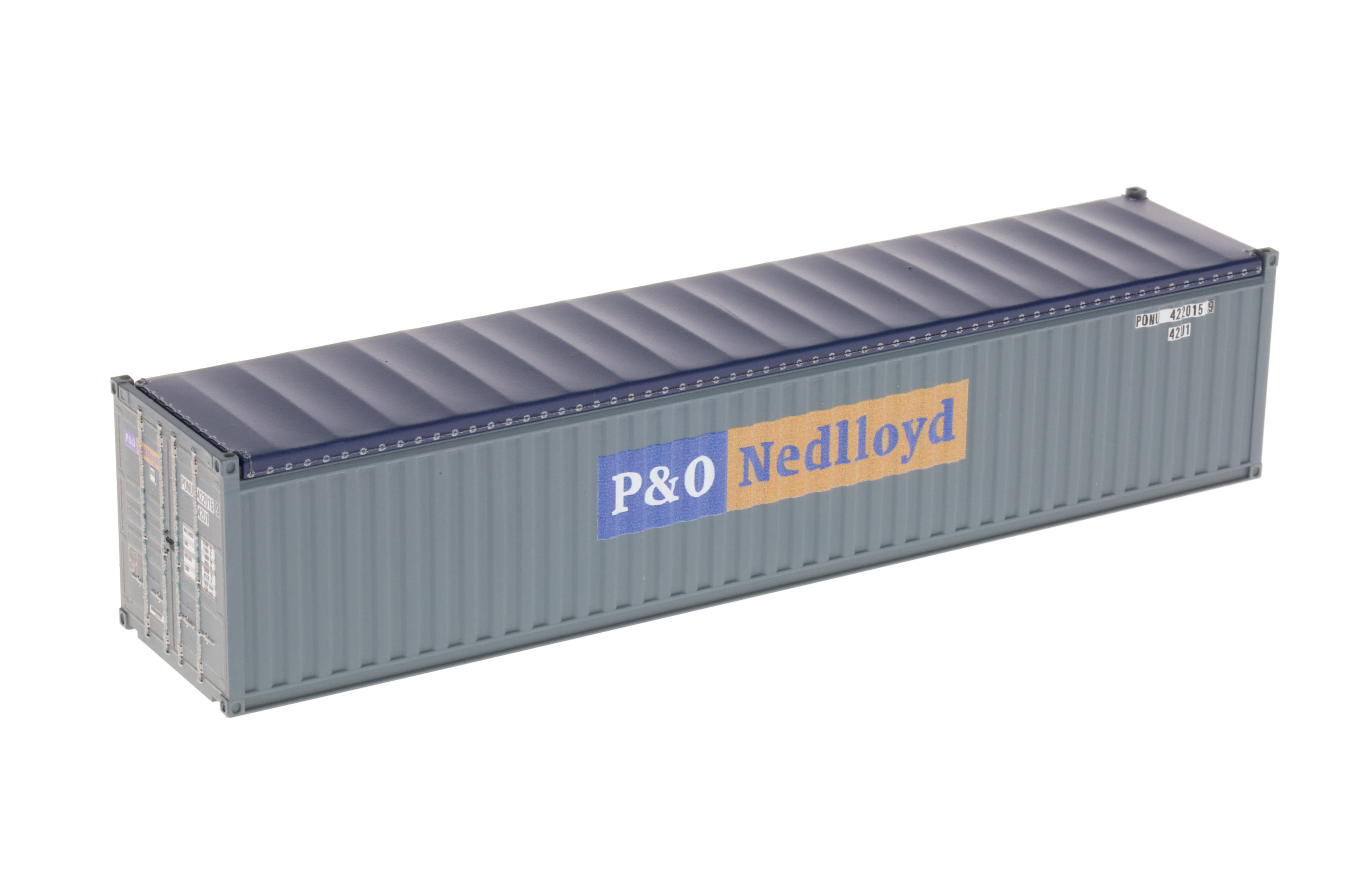 1:87 40´OT Container P&O NED- LLOYD, Ct40´ Open-Top (42U1) mit Planendach, Behälternummer: PONU 422015