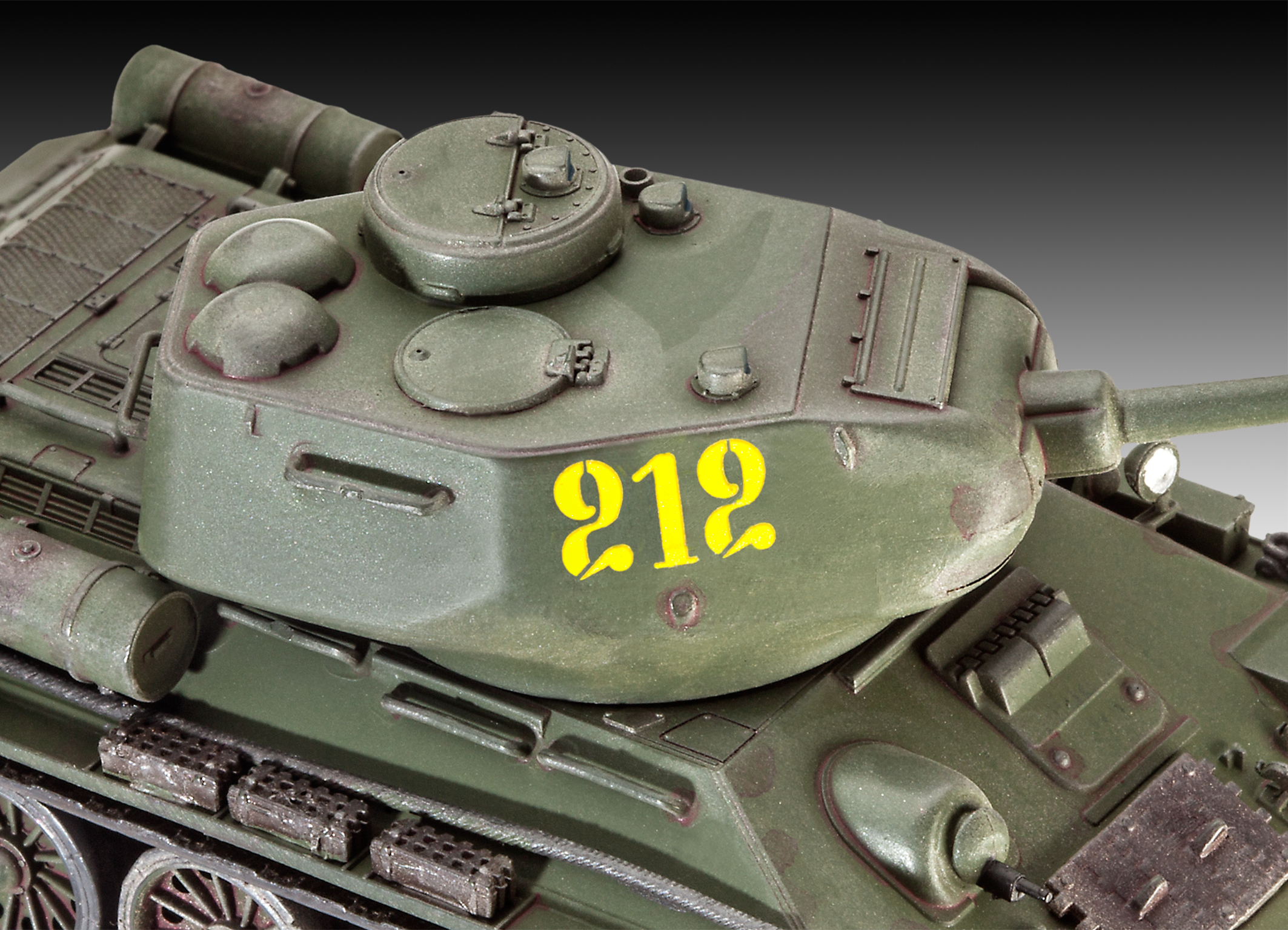 1:72 T-34/85 Modellbausatz des legänderen sowjetischen Panzer im zweiten Weltkr