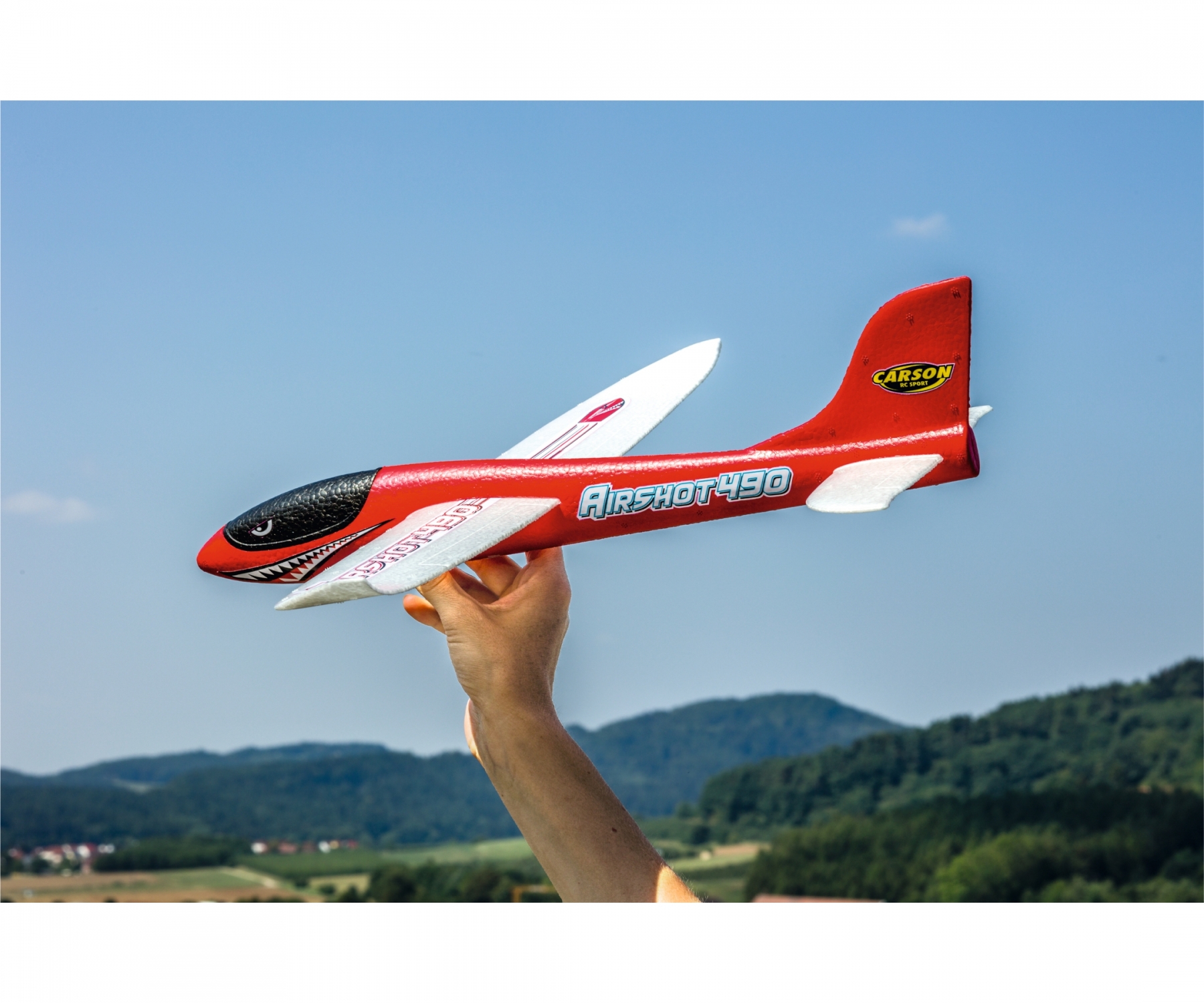 Wurfgleiter Airshot 490 rot