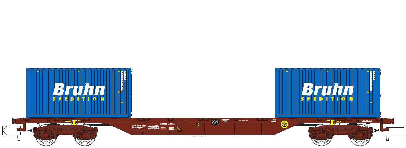 DBCargo Containerwagen Ep.VI "Bruhn"