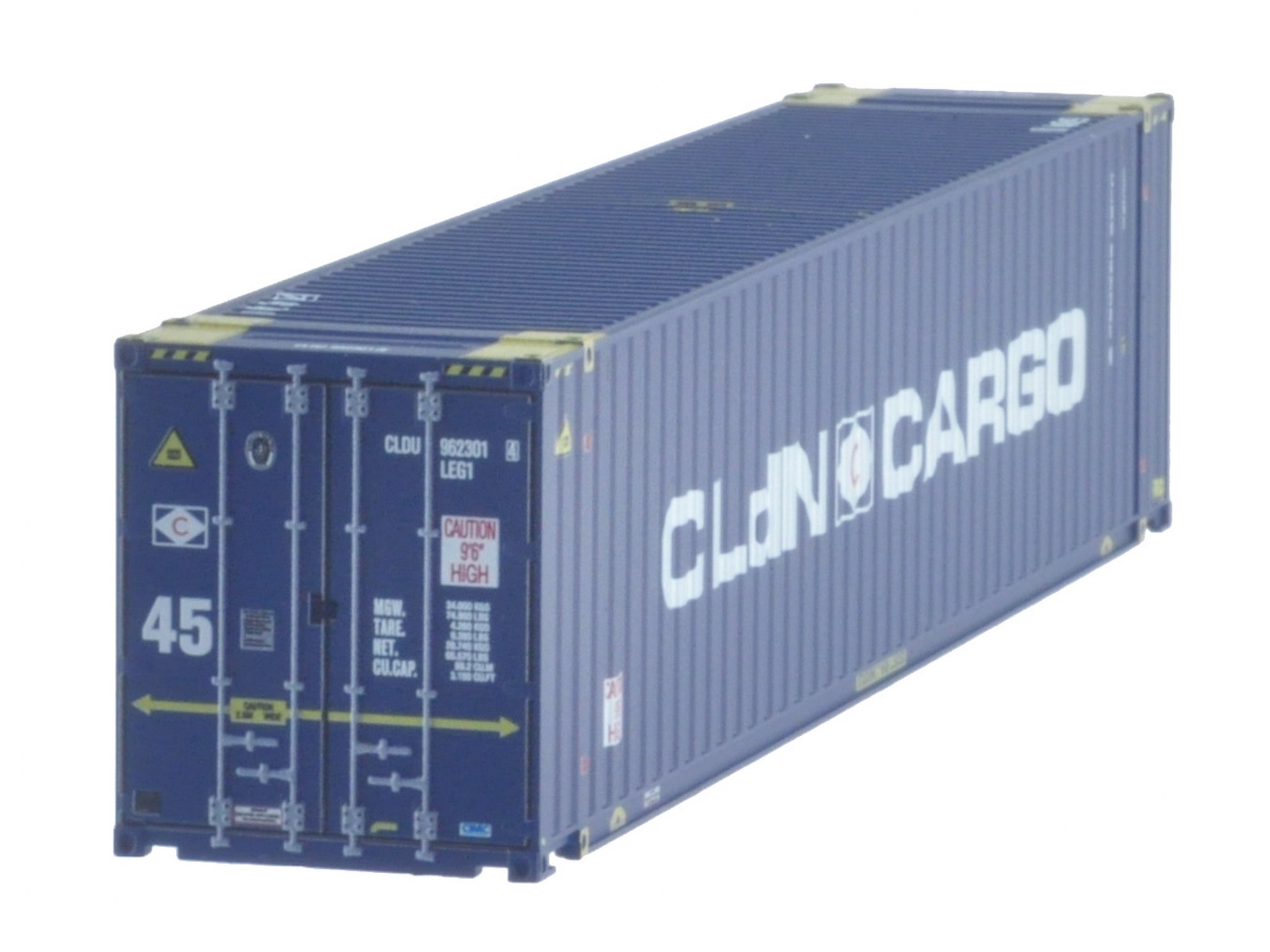 1:87 45´ Container CLdN Cargo WB-A HC (Euro), Cont. Leas., # CLDU 962301