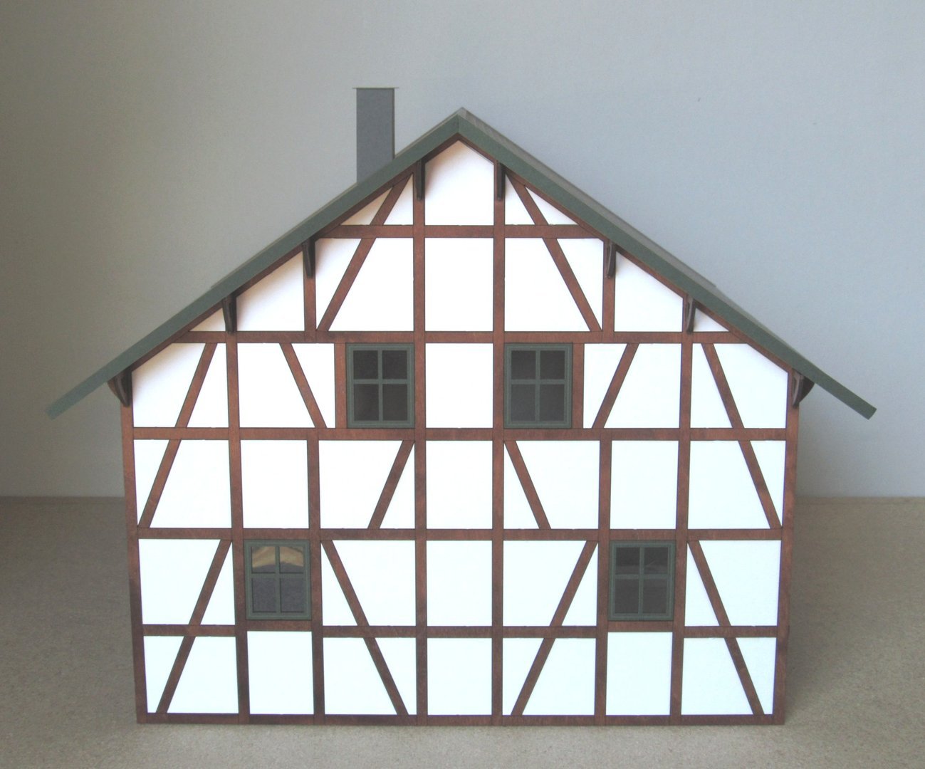 Fachwerk-Bauernhaus verputzt 