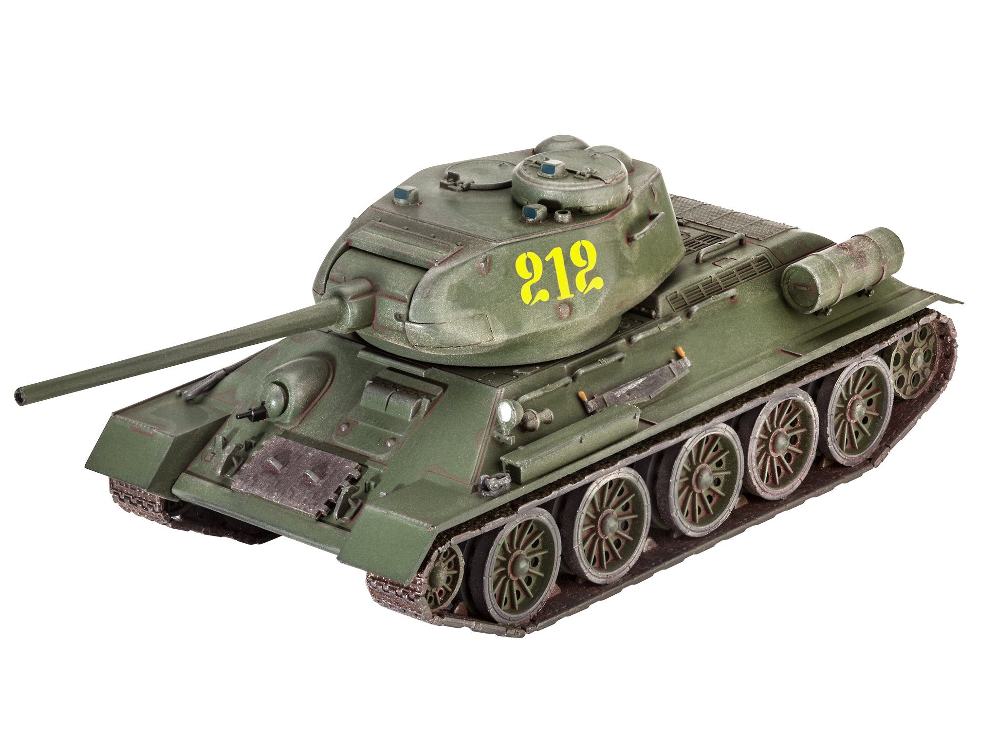 1:72 T-34/85 Modellbausatz des legänderen sowjetischen Panzer im zweiten Weltkr