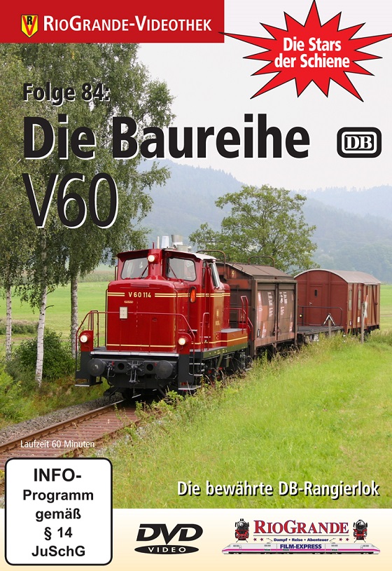 DVD Stars84: DB die BR V60 die bewährte DB Rangier-Lok