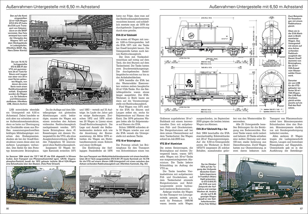 Güterwagen Band 9.2 Chemiekesselwagen DB, DR und DB AG