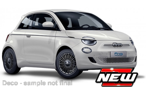 Fiat 500e weiß ´21 1:43 