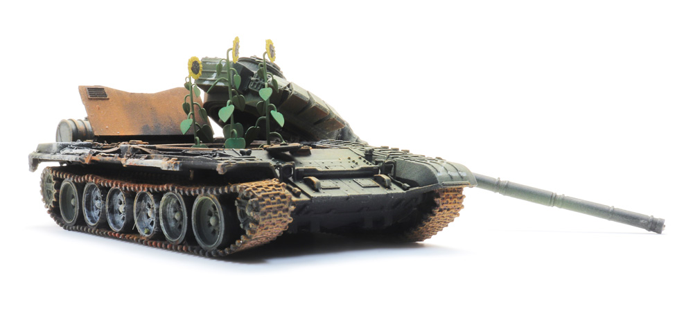 Russischer T-72 RIP-Serie mit Sonnenblume