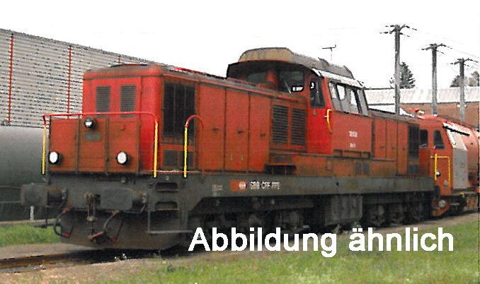 SBB Diesellok Bm6/6 AC Ep.IV/V, 18514, braun, neues Logo