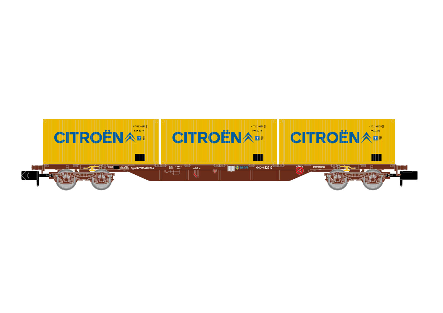 RENFE Containertragwagen Ep.V "Citroen"