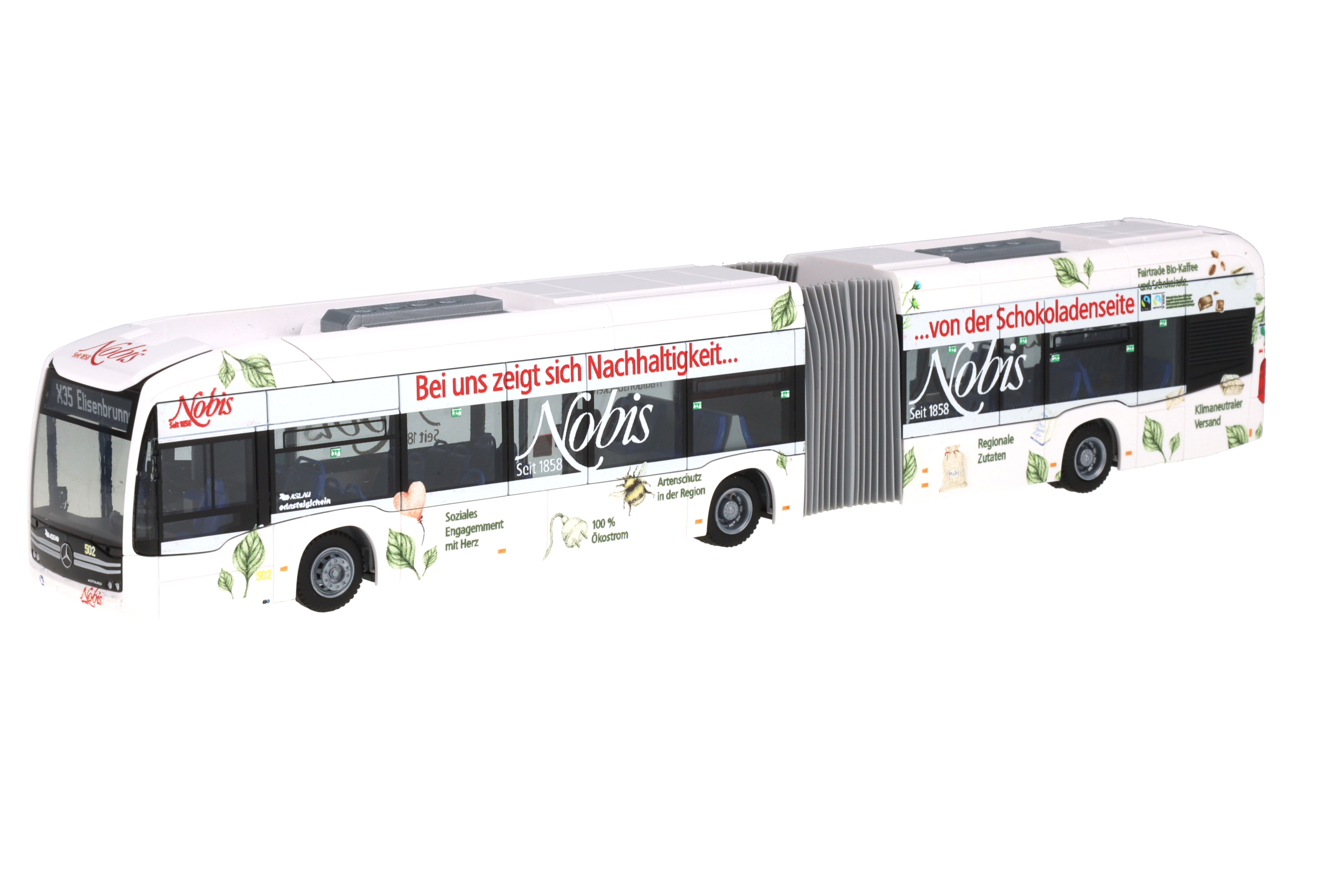MB eCitaro G Nobis "weiß" Nachhaltigkeits-Bus
