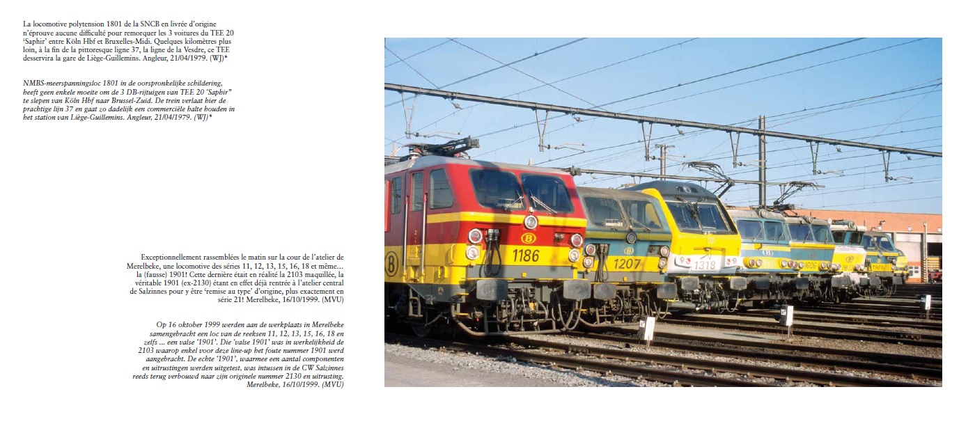 Buch SNCB NMBS Locomotives polytension belges - De Belgische Meerspanningslocs