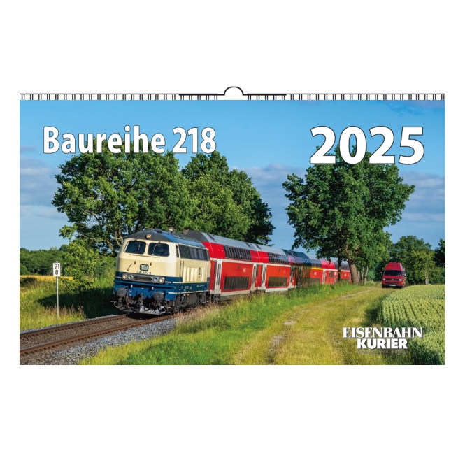 Kalender 2025 Baureihe 218 