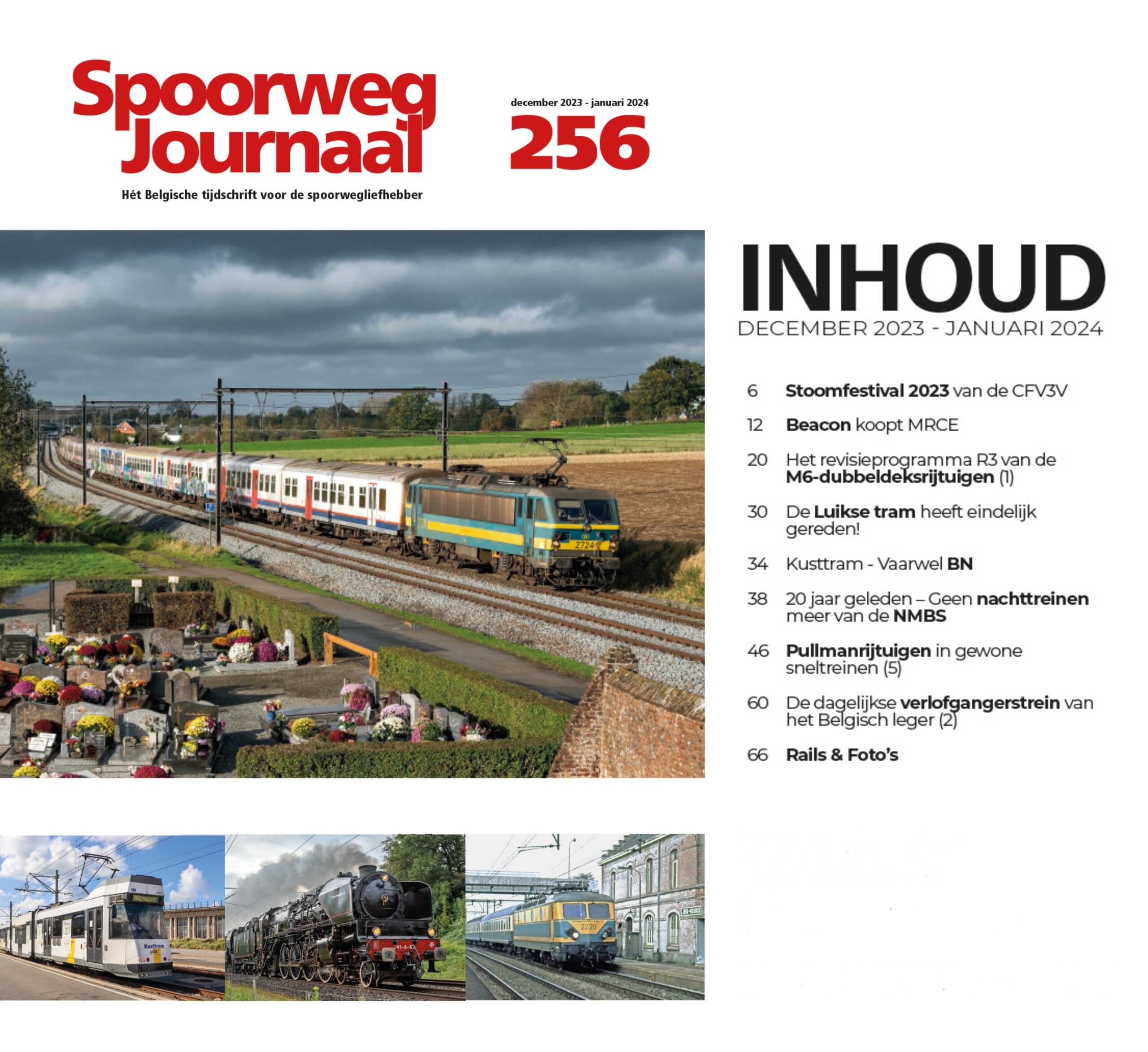 Spoorweg Journal 256 Het Belgisch Tijdschrift voor de spoorwegliefhebber - niede